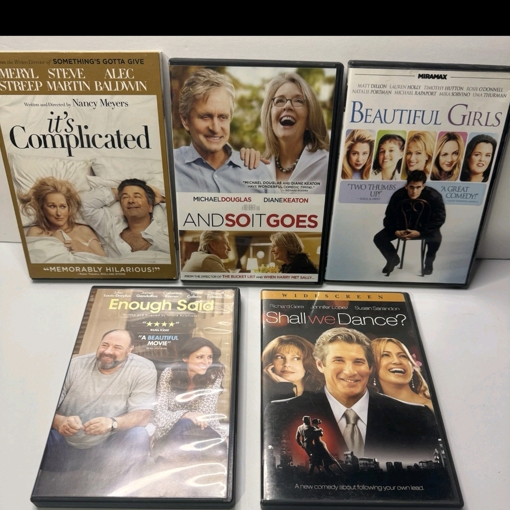 DVD Movie Collection Romantic Comedies Lot Of 5 Pre-owned (VGC) Region1